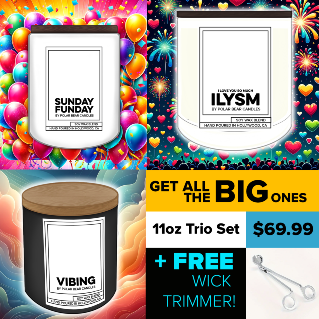 Get all the BIG ones – 11oz Trio Set