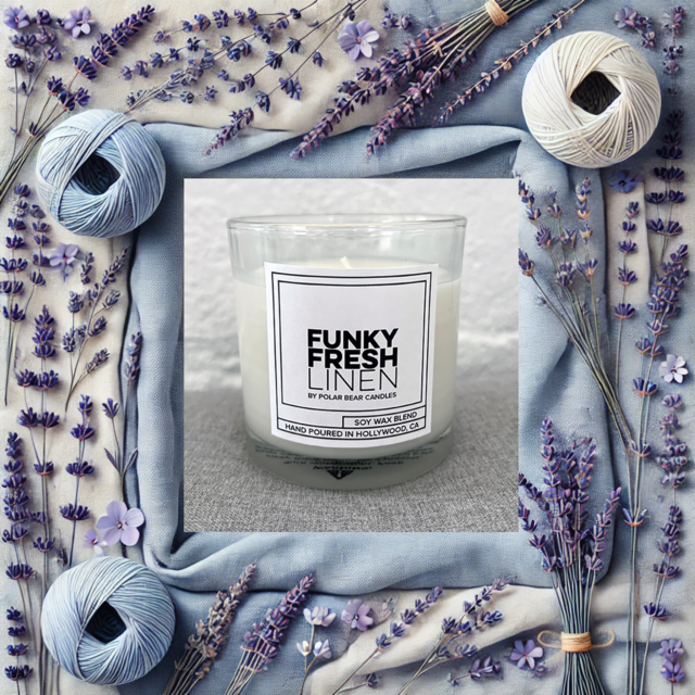 Funky Fresh Linen (scent: lavender, sage, citrus)